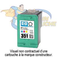 CARTOUCHE COMPATIBLE REMPLACE HP 351 COULEUR CB337EE