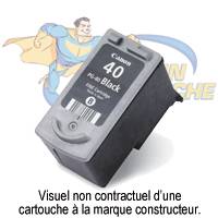 CARTOUCHE JET D'ENCRE REMA CANON PG37/PG40/PG50 BLACK 24 ML