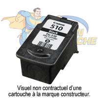 CARTOUCHE JET D'ENCRE REMA CANON PG-510 NOIR 9 ML