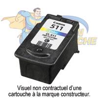 CARTOUCHE JET D'ENCRE REMA CANON CL-511 TRICOLOR 9 ML